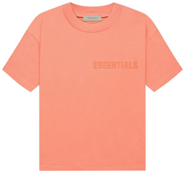 Fear of God Essentials Short-Sleeve Tee 'Coral'