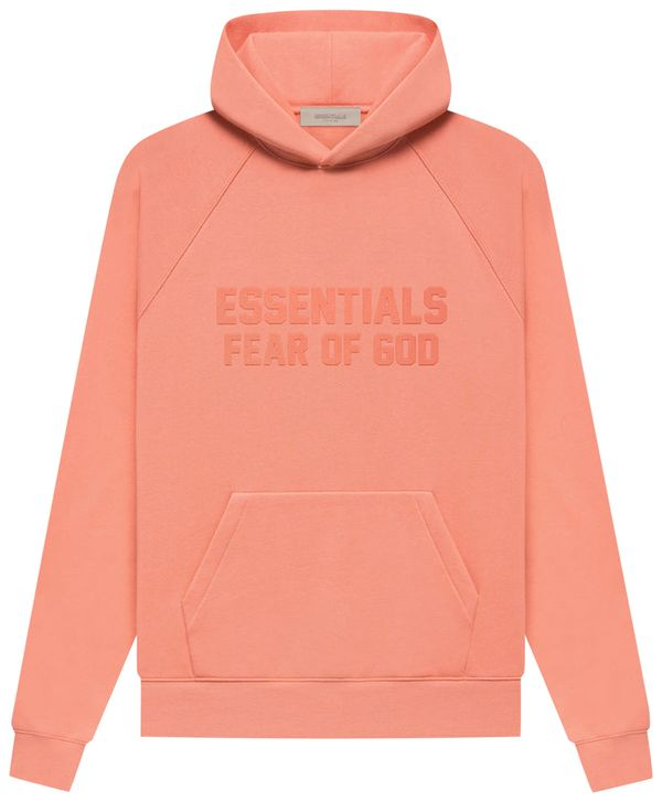 Fear of God Essentials Hoodie 'Coral'