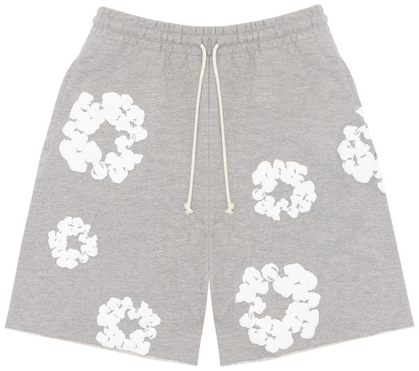 Denim Tears The Cotton Wreath Shorts 'Grey'