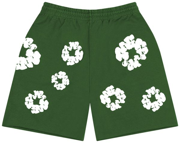 Denim Tears Cotton Wreath Sweatshorts 'Green'
