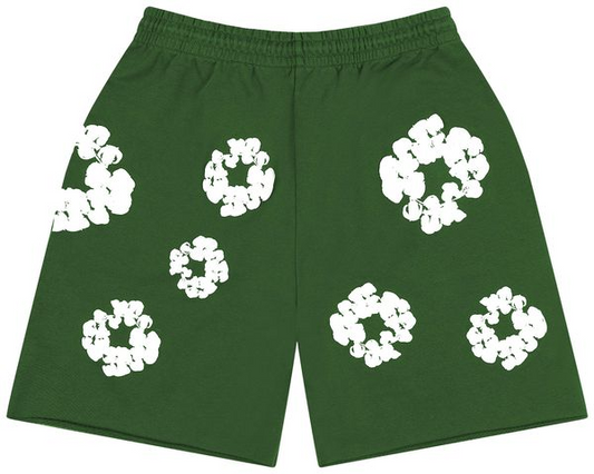 Denim Tears Cotton Wreath Sweatshorts 'Green'
