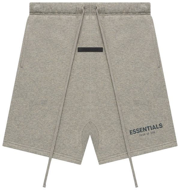 Fear of God Essentials Summer Core Sweat Short 'Dark Heather Oatmeal'