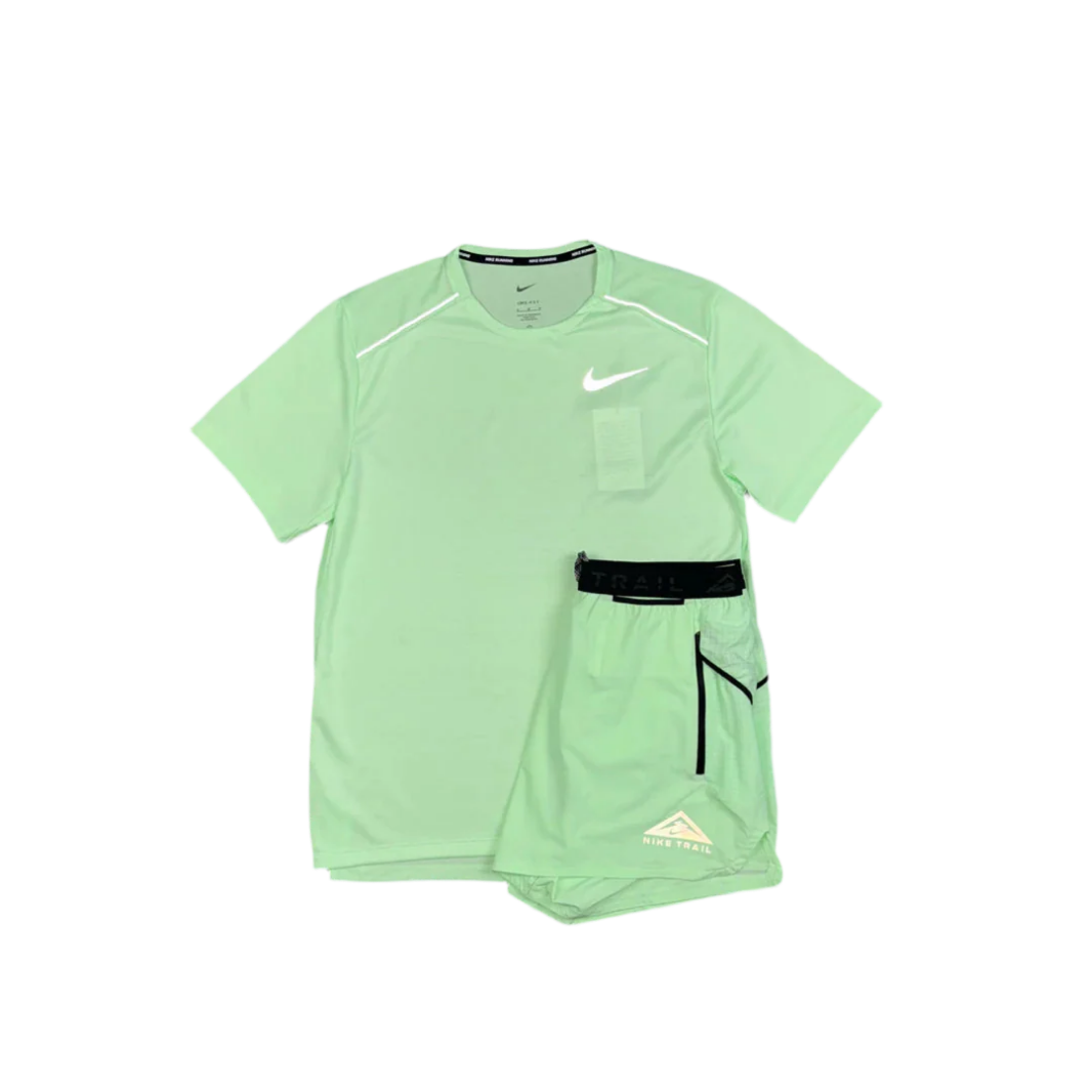 Nike - Vapour Green Miler / Vapour Trail Shorts Set