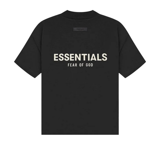 Fear of God Kids Essentials Jersey Crewneck Tee 'Black'