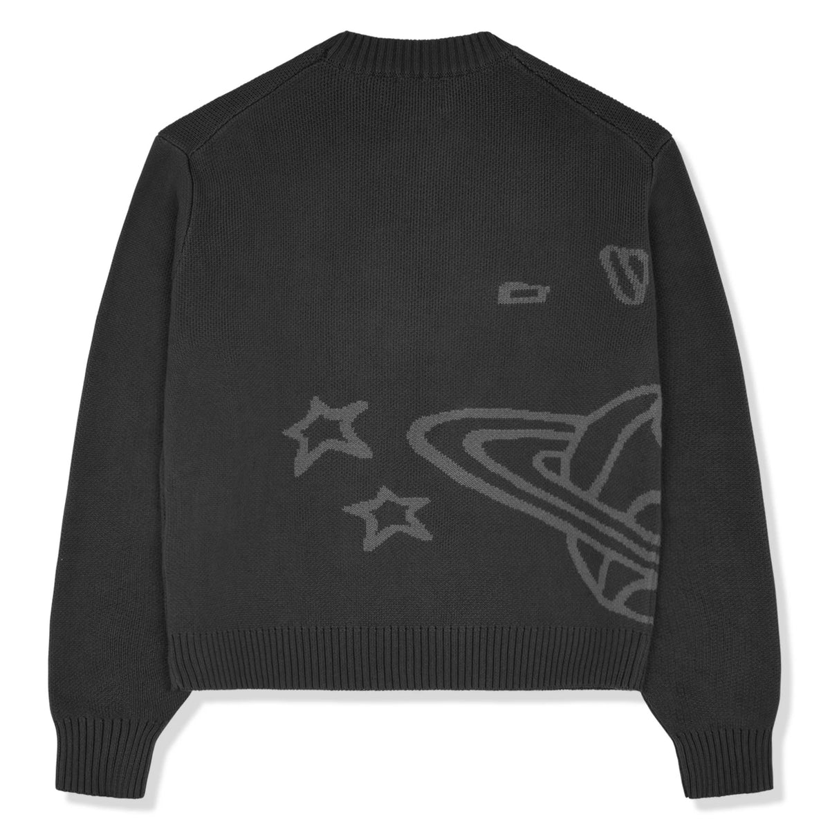 Broken Planet Midnight Black Planet Knit Sweatshirt