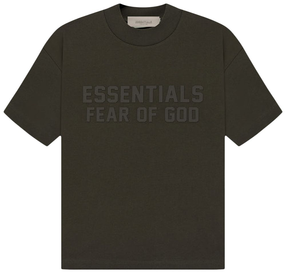 Fear of God Essentials Short-Sleeve Tee 'Off Black'