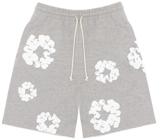 Denim Tears The Cotton Wreath Shorts 'Grey'