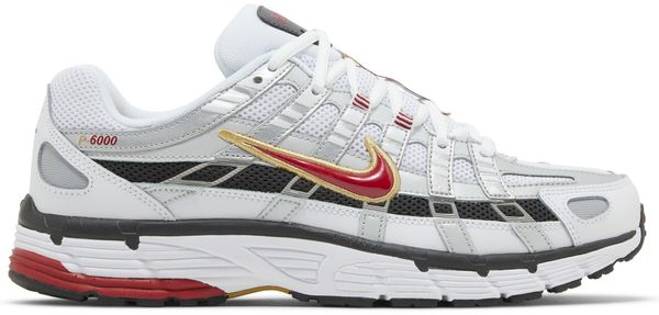 Nike P-6000 'Platinum Varsity Red'
