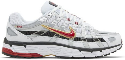 Nike P-6000 'Platinum Varsity Red'