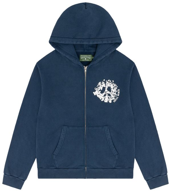 Denim Tears University Zip Hoodie 'Navy'