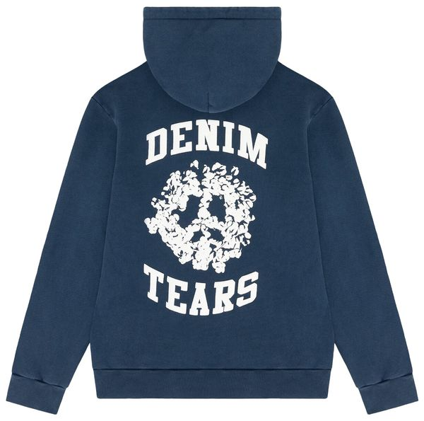 Denim Tears University Zip Hoodie 'Navy'