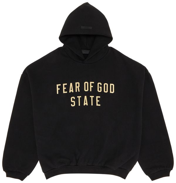 Fear of God State Essentials Fleece Hoodie 'Black'