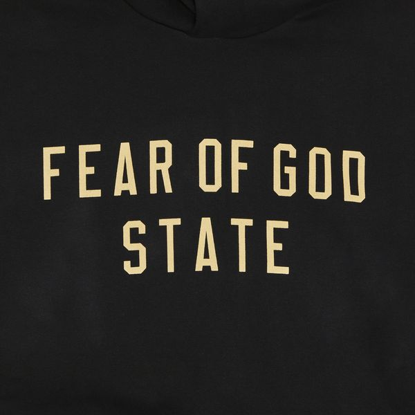 Fear of God State Essentials Fleece Hoodie 'Black'