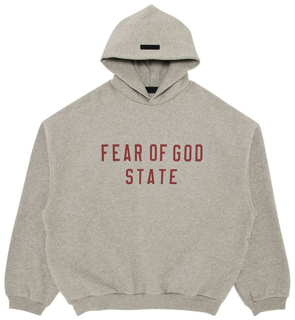 Fear of God State Essentials Fleece Hoodie 'Dark Heather'