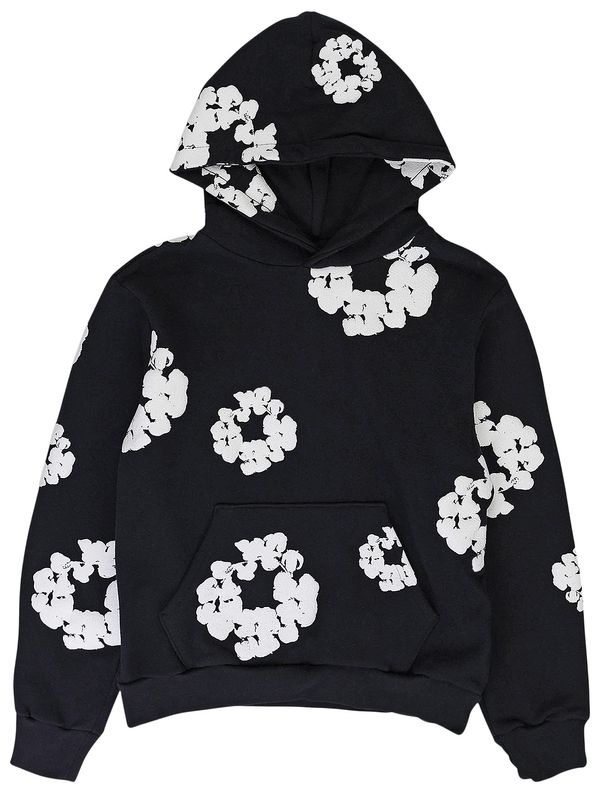 Denim Tears Wreath Hoodie 'Black'