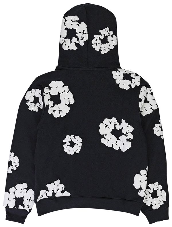 Denim Tears Wreath Hoodie 'Black'