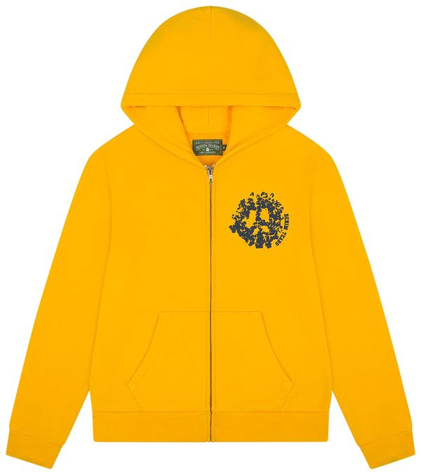 Denim Tears Denim University Zip Hoodie 'Yellow'
