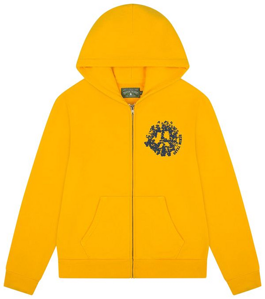 Denim Tears Denim University Zip Hoodie 'Yellow'