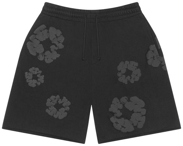 Denim Tears Mono Wreath Sweatshorts 'Black'