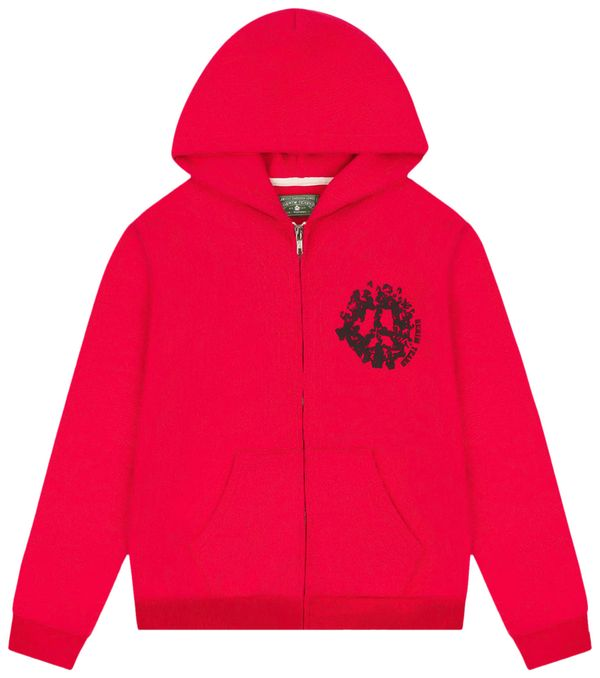 Denim Tears Denim University Zip Hoodie 'Red'