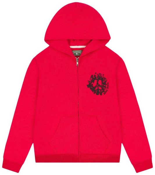 Denim Tears Denim University Zip Hoodie 'Red'