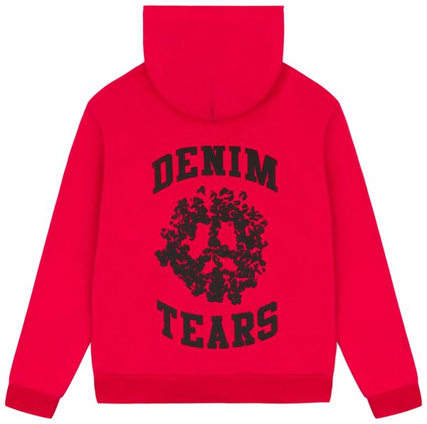 Denim Tears Denim University Zip Hoodie 'Red'