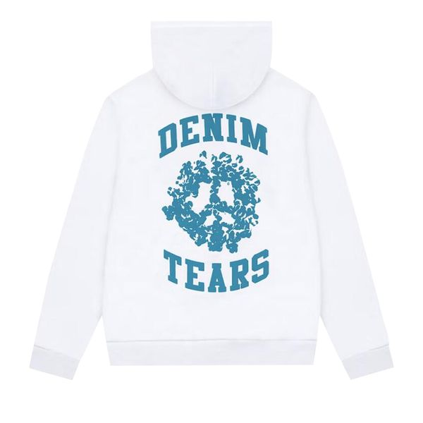 Denim Tears Denim University Zip Hoodie 'White'
