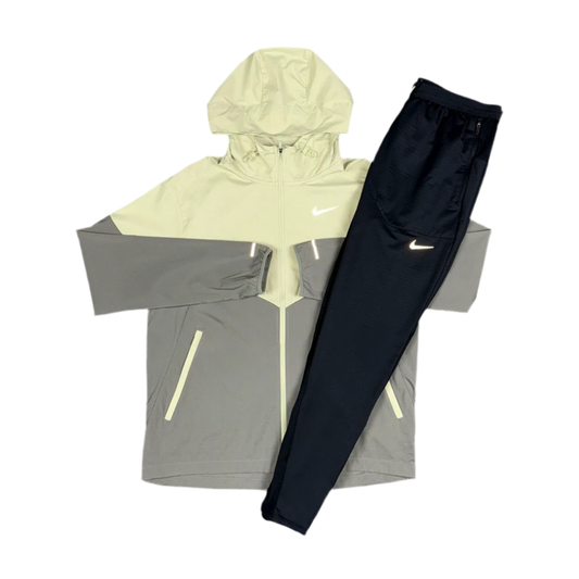 Nike - Olive Aura Jacket / Black Phenoms Pants Set