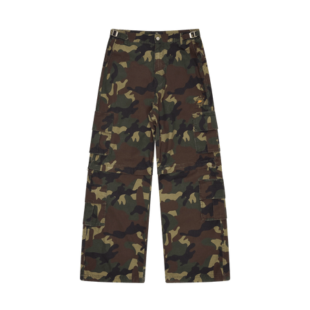 Broken Planet 2-In-1 Camo Cargo Pants/Shorts 'Camo Green'
