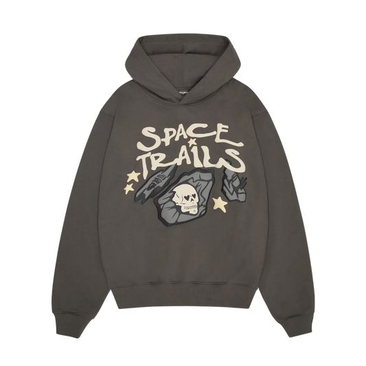 Broken Planet Space Trails Hoodie Beluga Grey