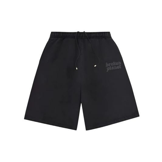 Broken Planet Basics Shorts Washed Midnight Black