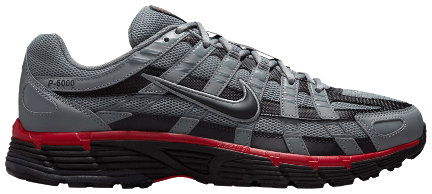 Nike P-6000 'Cool Grey University Red'