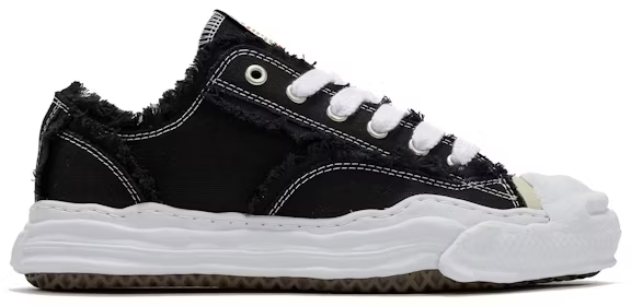 Maison Mihara Yasuhiro Peterson OG Sole Canvas Low 'Freyed Black'