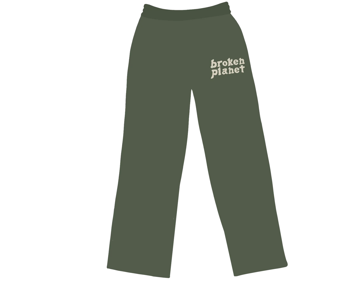Space Trails Sweatpants - Green