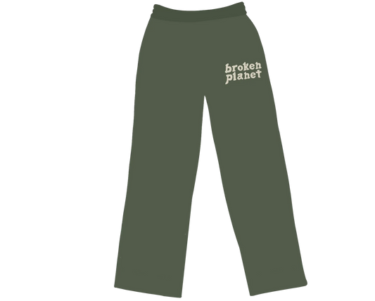 Space Trails Sweatpants - Green