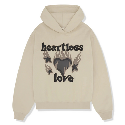 Heartless Hoodie Bone White